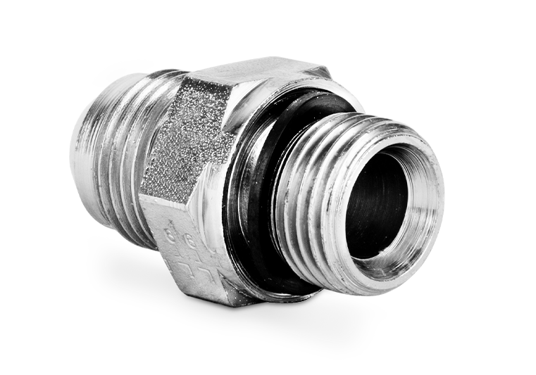 Адаптер 0° BSP 3/4" (E) - JIC  1.1/16" (Ш)